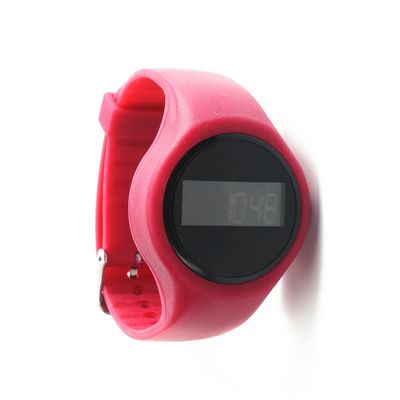 معصم عداد الخطوات المخصص مع حزام جيل السيليكا ABS Case Unisex