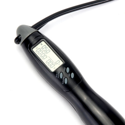 حبل القفز للياقة البدنية طول الحبل القابل للتعديل JP-100 لوحة LCD العداد حبل القفز لممارسة اللياقة البدنية