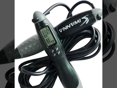 معدات بناء الجسم نوع جهاز الاستشعار المقبض التجاري حبل القفز للتمرينات الداخلية